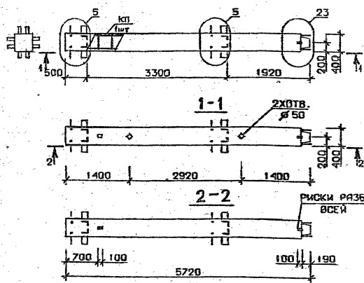 Колонна 2КВ 33.57-5-с Серия 1.020.1-2с/89