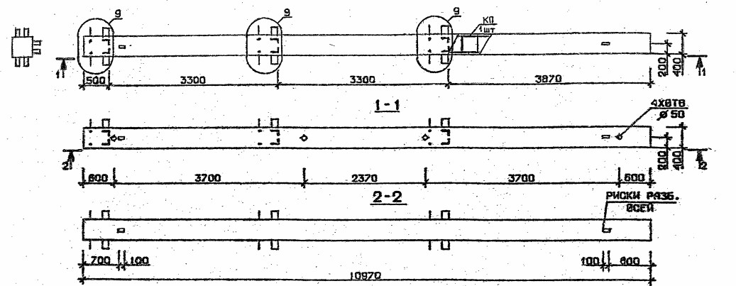 Колонна 3КБ 33.110-4-с Серия 1.020.1-2с/89